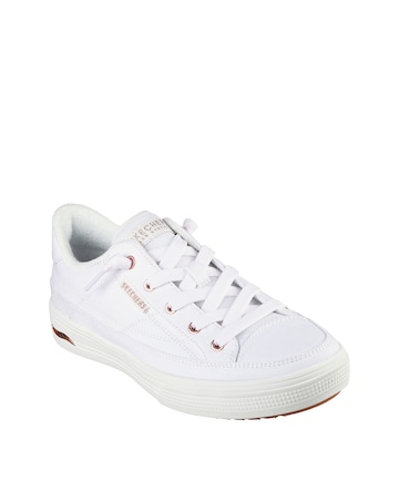 Skechers Arch Fit Arcade Canvas Fashion Trainer Standard Fit