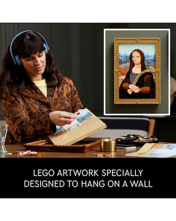 LEGO Art Mona Lisa Painting Building Set for Adults 31213