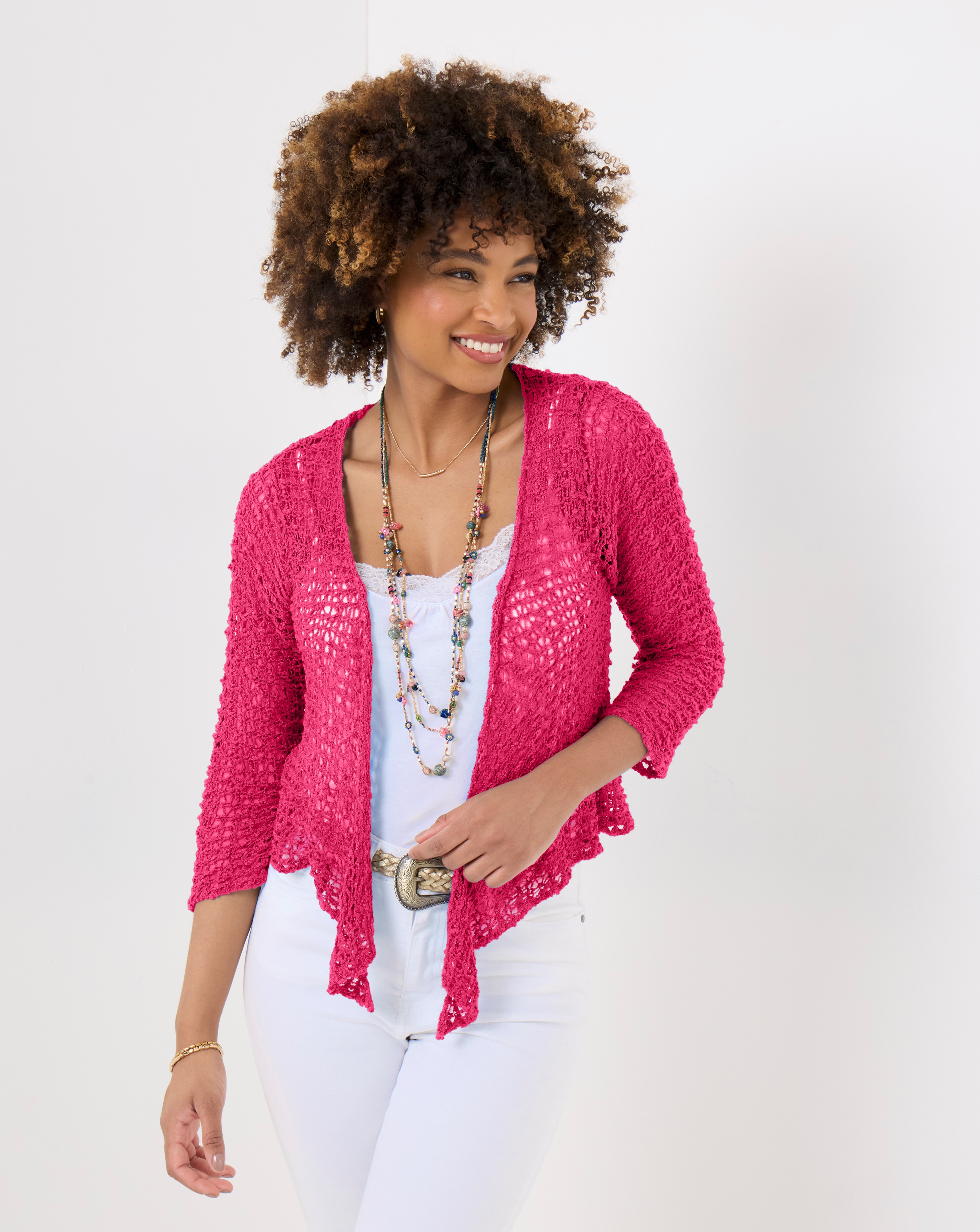 Joe Browns Fresh and Fancy Popcorn Cardigan | Simply Be