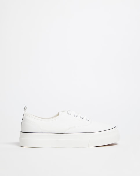 Gracie Stitch Detail Chunky Plimsole - Extra Wide Fit (EEE)