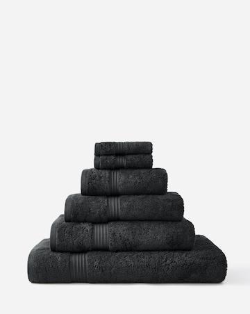 Egyptian Cotton 600GSM Towel - Black