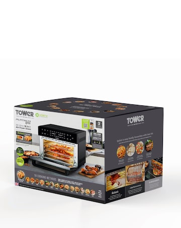 Tower Vortx 30L Air Fryer Oven with Rotisserie Function and XL Viewing Window