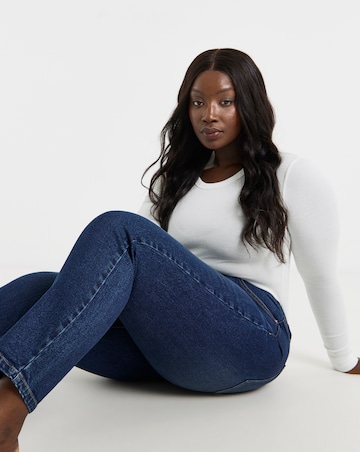 99 1 Indigo Comfort Stretch Slim Straight Jeans