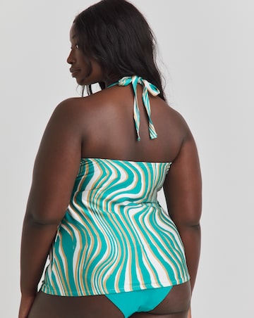MAGISCULPT Twist Front Tummy Control Tankini Set