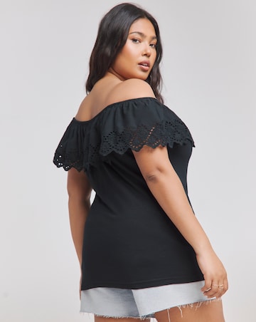 Joe Browns Brodierie Frill Jersey Tee