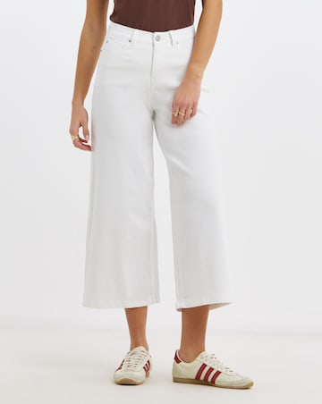 Whitev 24/7 Crop Wide Leg Jeans