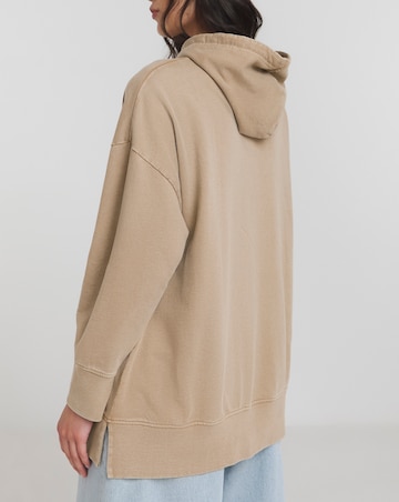 Mocha Extreme Longline Hoodie