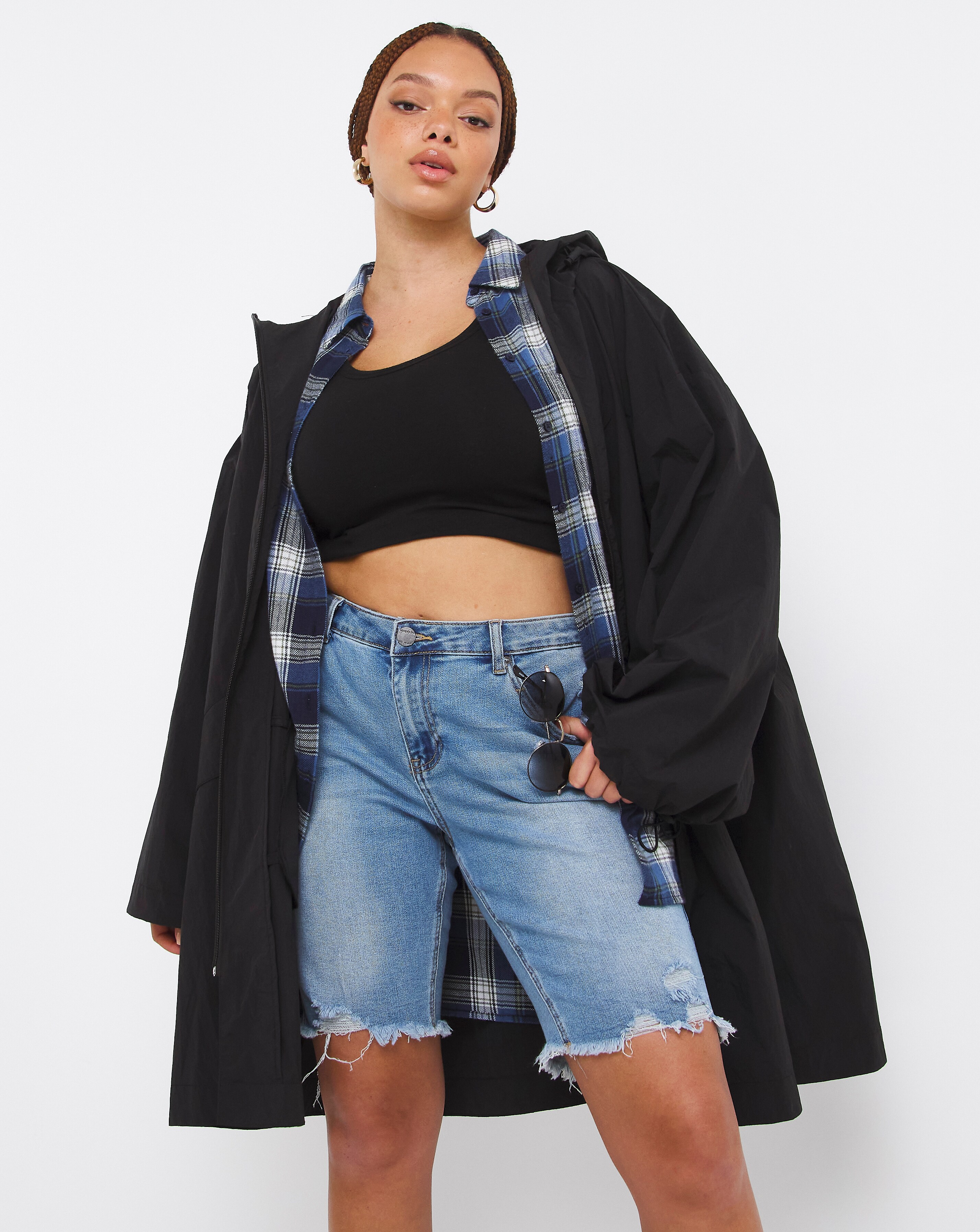 Poncho parka shop