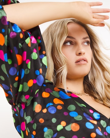 Nobody's Child Sierra Disco Spot Mini Dress