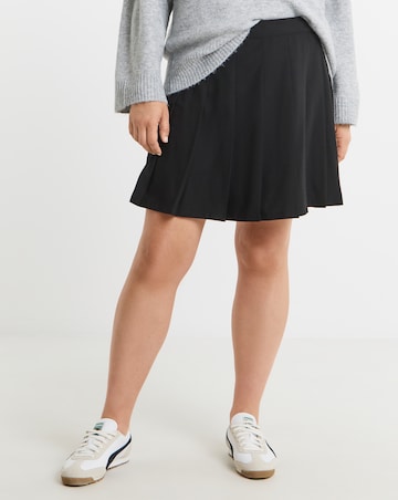 Simply Be Woven Pleated Mini Skirt
