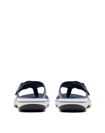 Clarks Navy Cloudsteppers Brinkley Reyna Sandals - Standard Fit (D)
