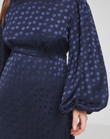 Joanna Hope Jacquard Spot Maxi Dress