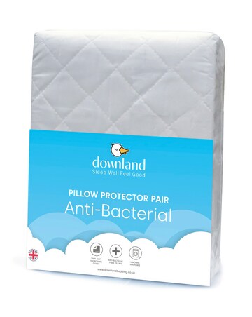 Anti-Bacterial Pack of 2 Pillow Protectors