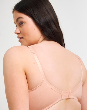 Pretty Secrets Jane 2 Pack Non Wired Bras C-F - Blush/White
