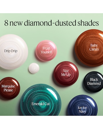 Gel by essie Frost Yourself Metallic Blush Pink Nail Polish, 13.5ml