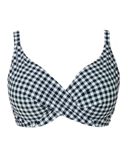 Figleaves Tailor Underwired Non Padded Wrap Bikini Top