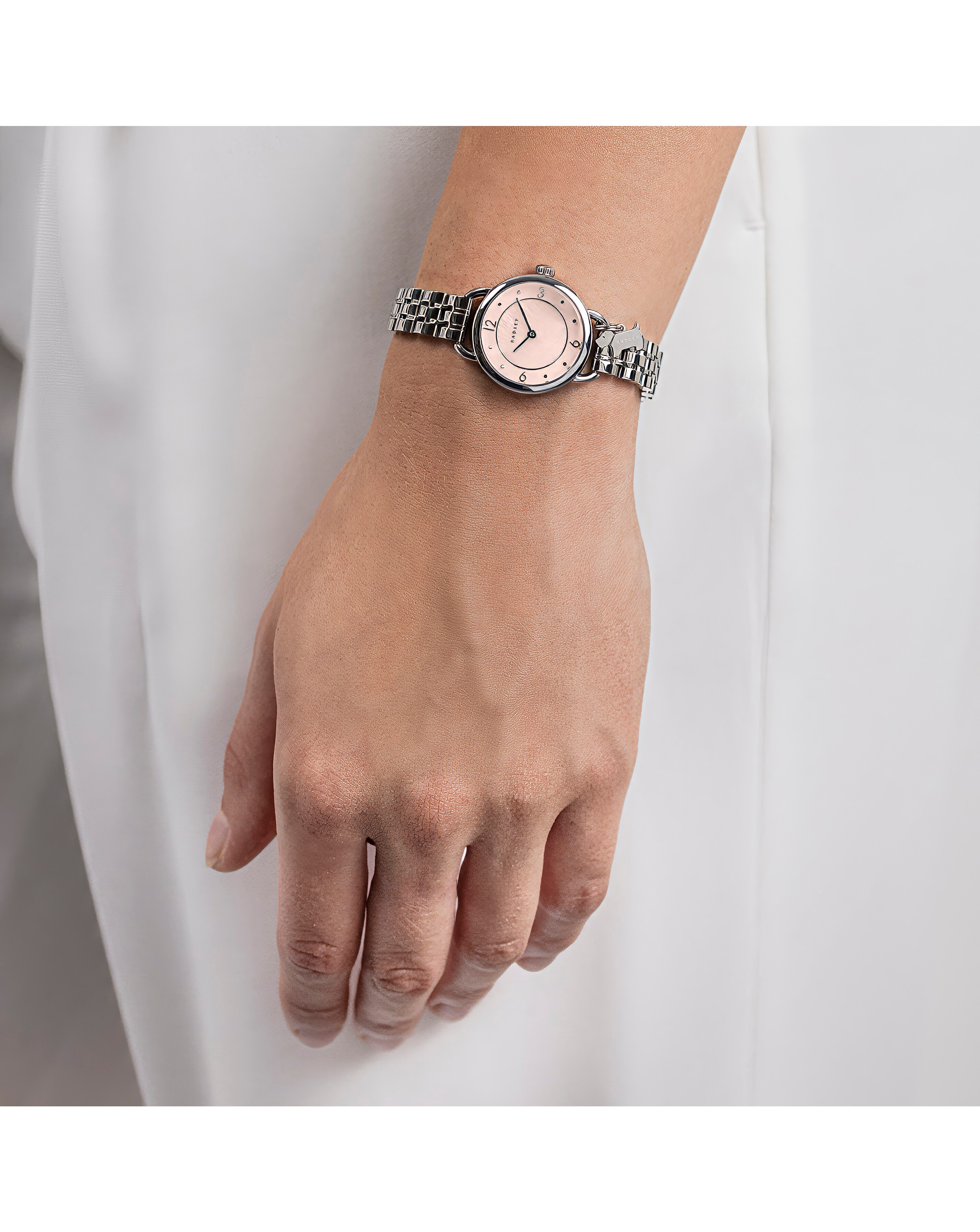 Radley silver bracelet watch deals