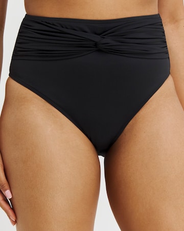 MAGISCULPT Medium Control Twist Front High Waist Bikini Bottoms