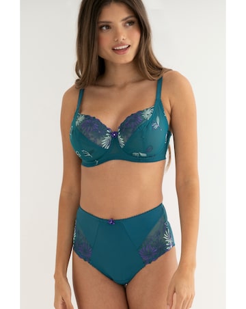 Pour Moi St Tropez Full Cup Wired Bra Forest/Teal