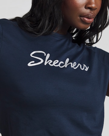 Skechers Metallic Logo Tee