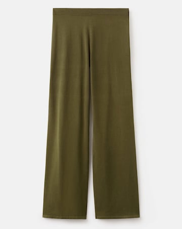 Mango Ostrich Fine-Knit Straight-Fit Trousers