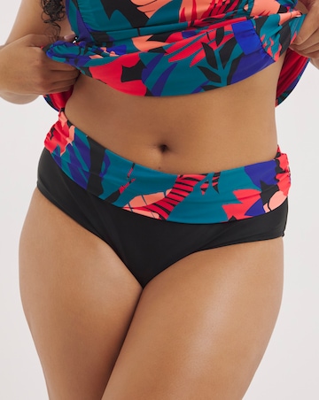Tropical Mix and Match Fold Top Bikini Bottoms