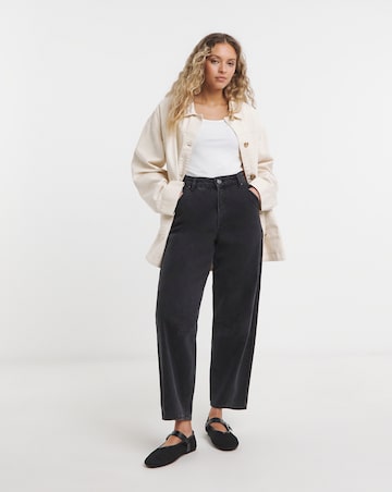 Simply Be Stone Button Through Utility Jacket