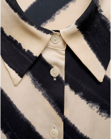 Mango Ideale Satin Print Shirt