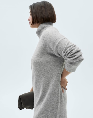 Mango Short Knitted Turtleneck Dress