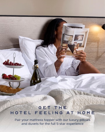 Snuggledown Luxury Deep Woven Mattress Topper 5 cm