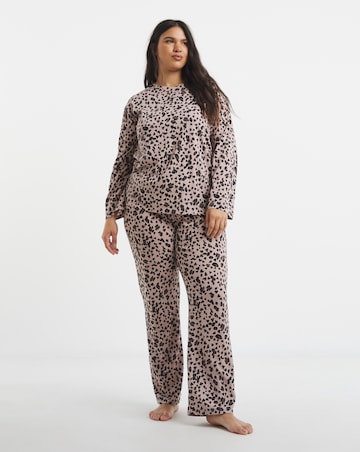Simply Be (2 Pack) Value Leopard Pyjama Sets