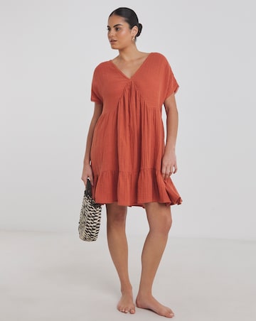 Beach to Beach Cotton Mini Beach Dress