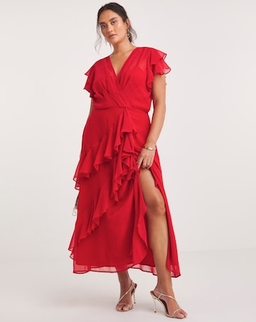 Joanna Hope Ruffle Maxi Dress