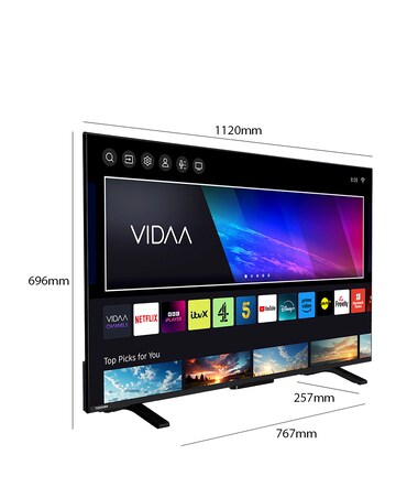 Toshiba 50UV2F53DBU 50in Smart 4K UHD HDR LCD Freely TV w Amazon Alexa