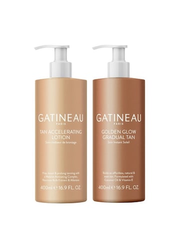 Gatineau Tan Accelerating Lotion and Golden Gradual Tan Duo Worth 74 pounds