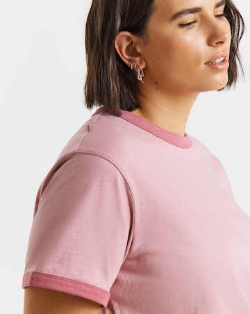 Pink Ringer T-Shirt