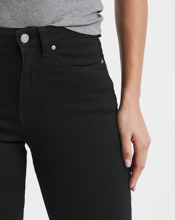 Black Highwaist Super Stretch Slim Jeans