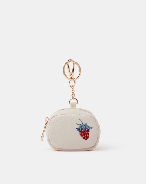 Accessorize Strawberry AirPod Case Keyring