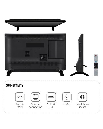 Toshiba 24WF2F53DB 24in Smart VIDAA HD Ready TV with VIDAA Voice