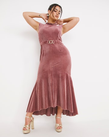 Little Mistress Velvet Maxi dress