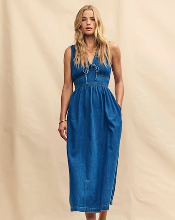Nobody's Child Astra Denim Midaxi Dress