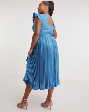 Joanna Hope Pleated Belted Midi Dress