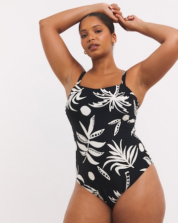 Non Wired Bandeau Tummy Control Swimsuit