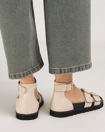Hannah Two Strap Sandals - Extra Wide Fit (EEE)