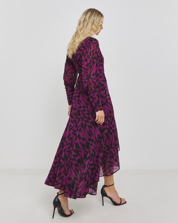 Joanna Hope Print Wrap Maxi Dress