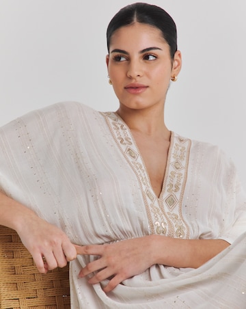 MAGISCULPT Lurex Maxi Beach Kaftan