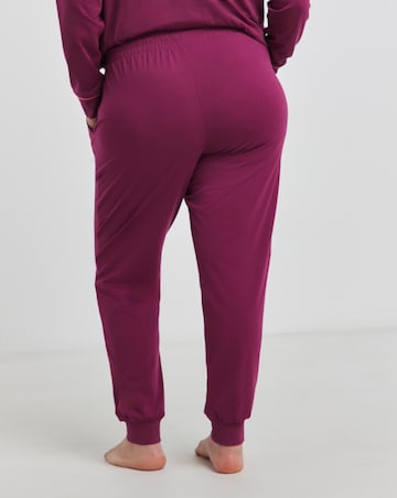 Joe Browns Jersey Lounge Jogger Plum