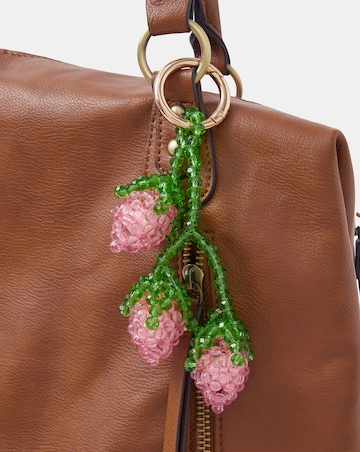 Accessorize Strawberry Beaded Bag Charm