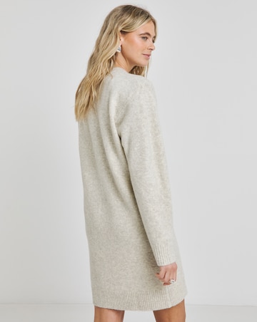 Tommy Jeans Melange Flag Sweater Dress