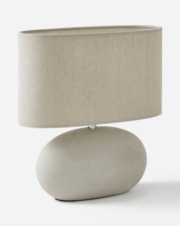 Grey Ceramic Table Lamp